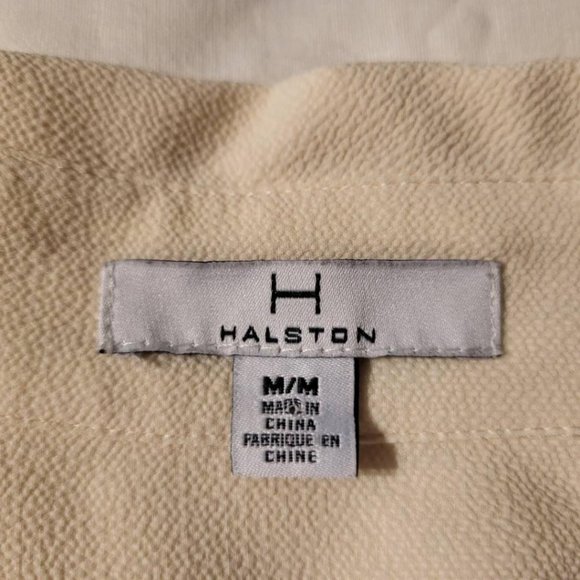 Cream tunic shirt by Halston, size medium - Picture 5 of 6